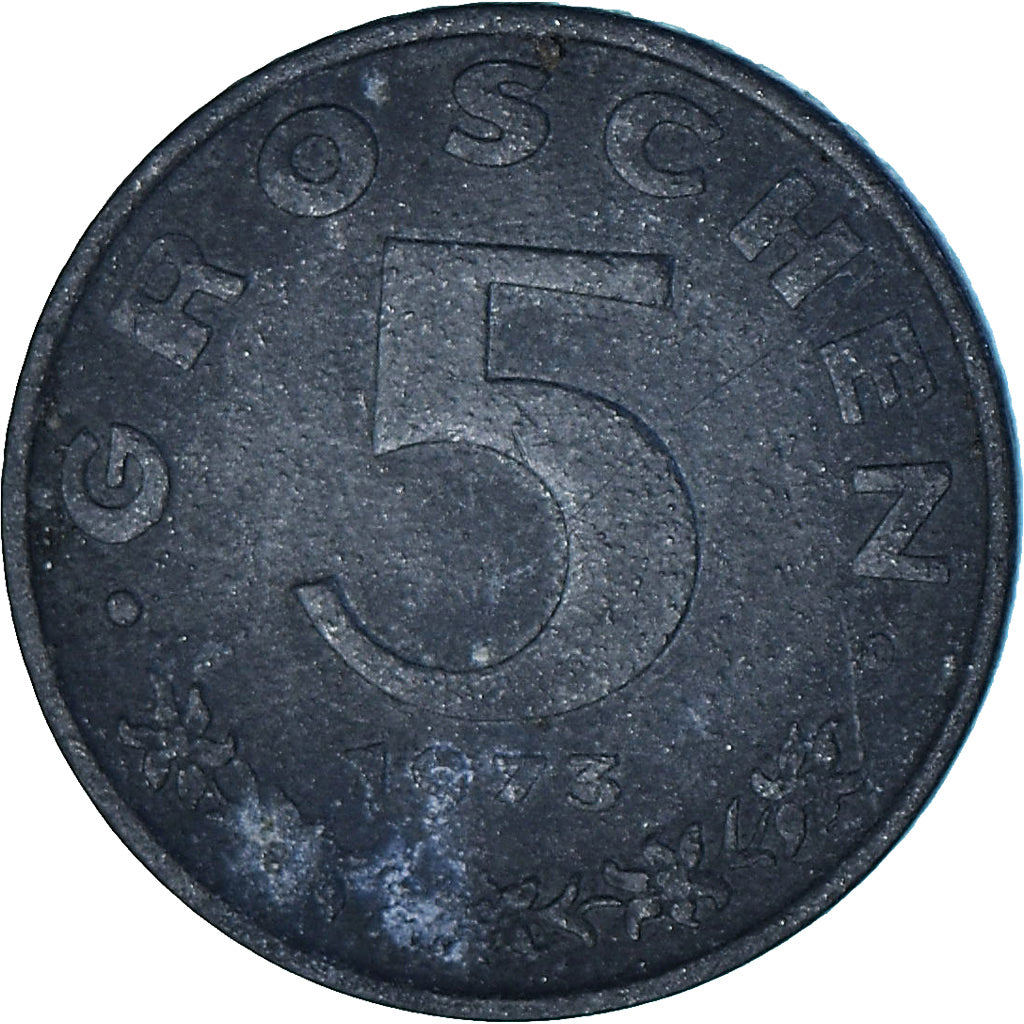Austria, 5 Groschen, 1973