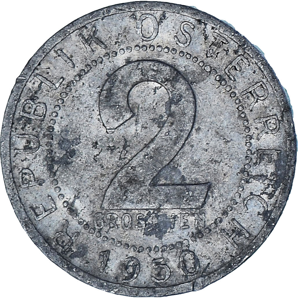 Austria, 2 Groschen, 1950