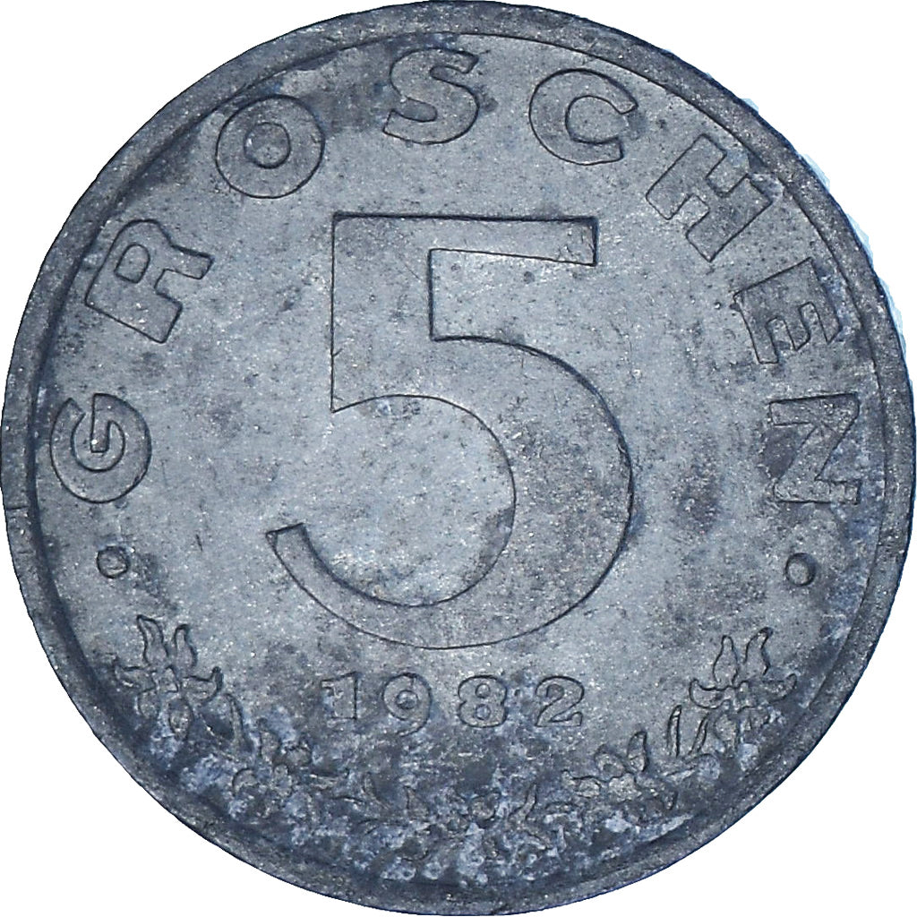 Austria, 5 Groschen, 1982