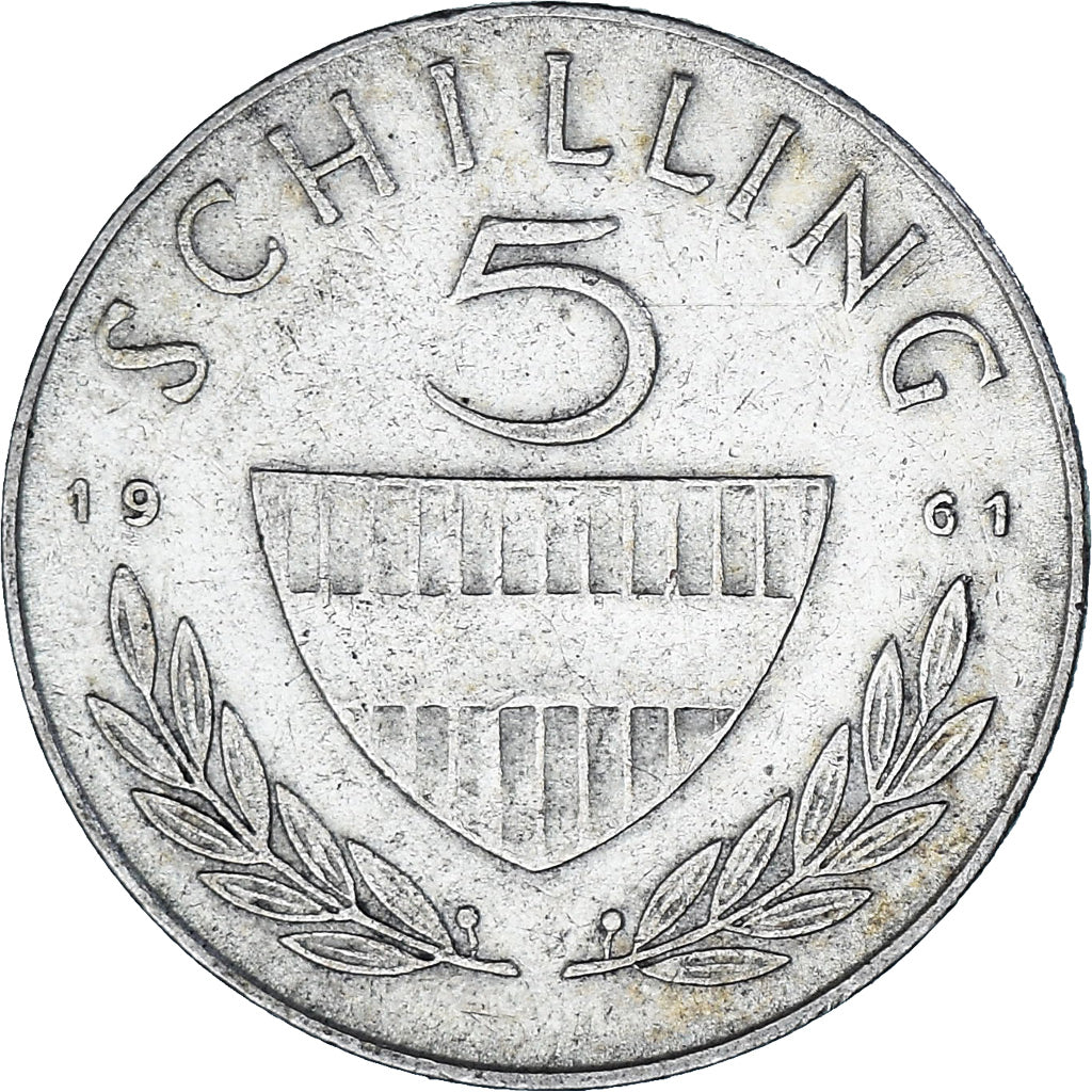 Austria, 5 Schilling, 1961