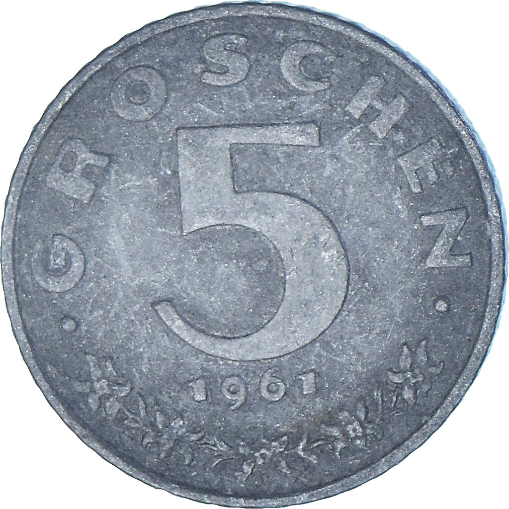 Austria, 5 Groschen, 1961