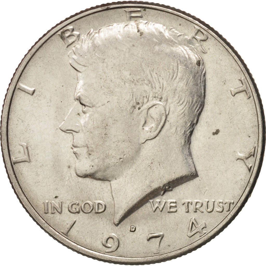 UNITED STATES, Kennedy Half Dollar, Half Dollar, 1974, U.S. Mint, KM #202b,...