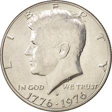 Coin, United States, Kennedy Half Dollar, Half Dollar, 1976, U.S. Mint, Denver