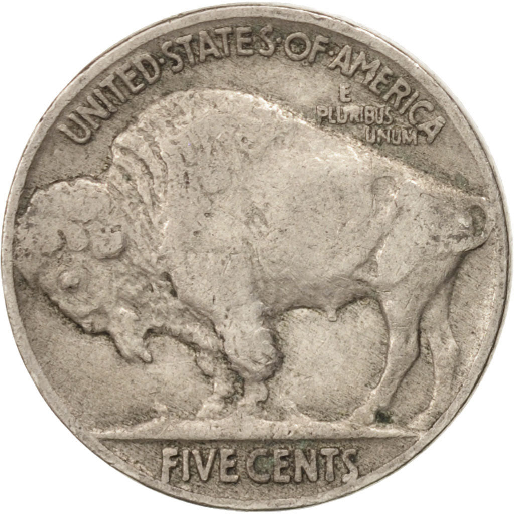 Stati Uniti, Buffalo Nickel, 5 Cents, 1937, U.S. Mint, Philadelphia, BB, Rame...