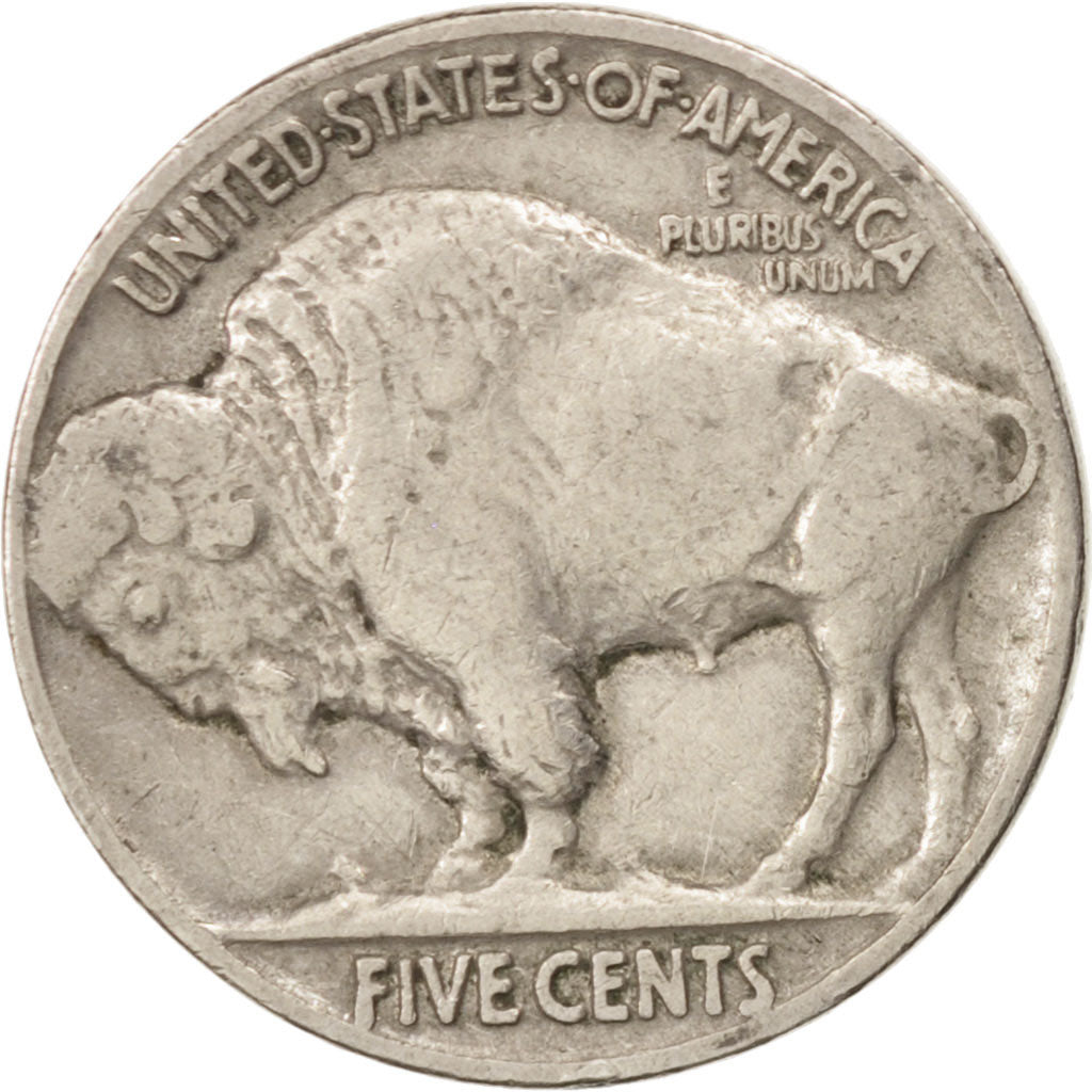 UNITED STATES, Buffalo Nickel, 5 Cents, 1936, U.S. Mint, KM #134, EF(40-45),...