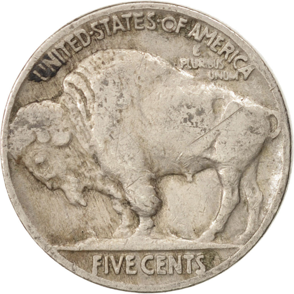UNITED STATES, Buffalo Nickel, 5 Cents, 1936, U.S. Mint, KM #134, EF(40-45),...