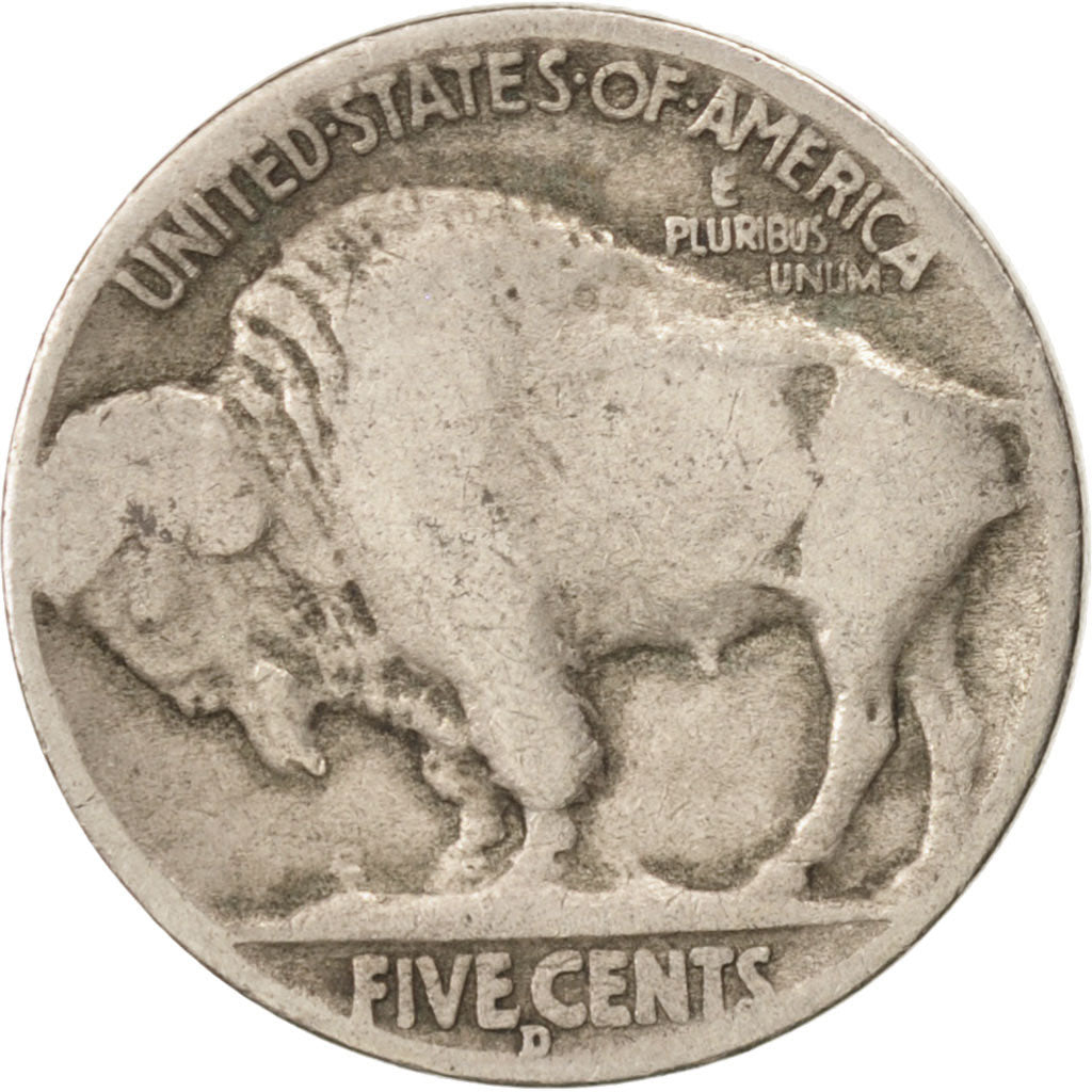 UNITED STATES, Buffalo Nickel, 5 Cents, 1936, U.S. Mint, KM #134, VF(20-25),...