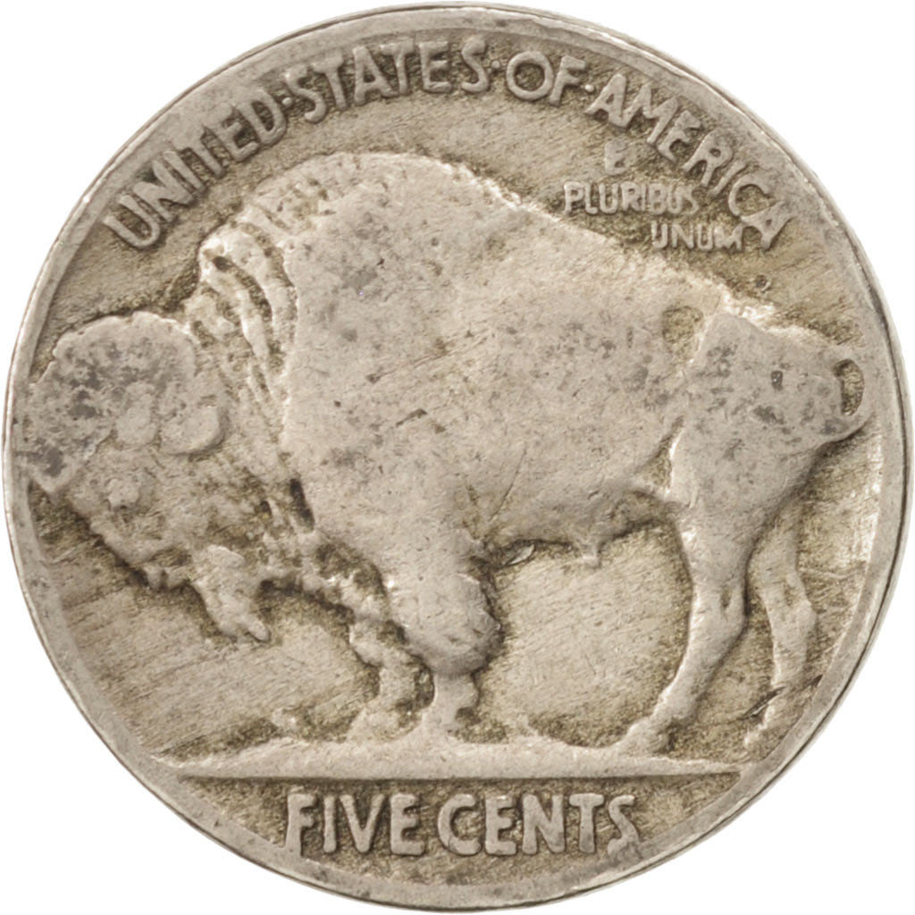 UNITED STATES, Buffalo Nickel, 5 Cents, 1935, U.S. Mint, KM #134, VF(30-35),...