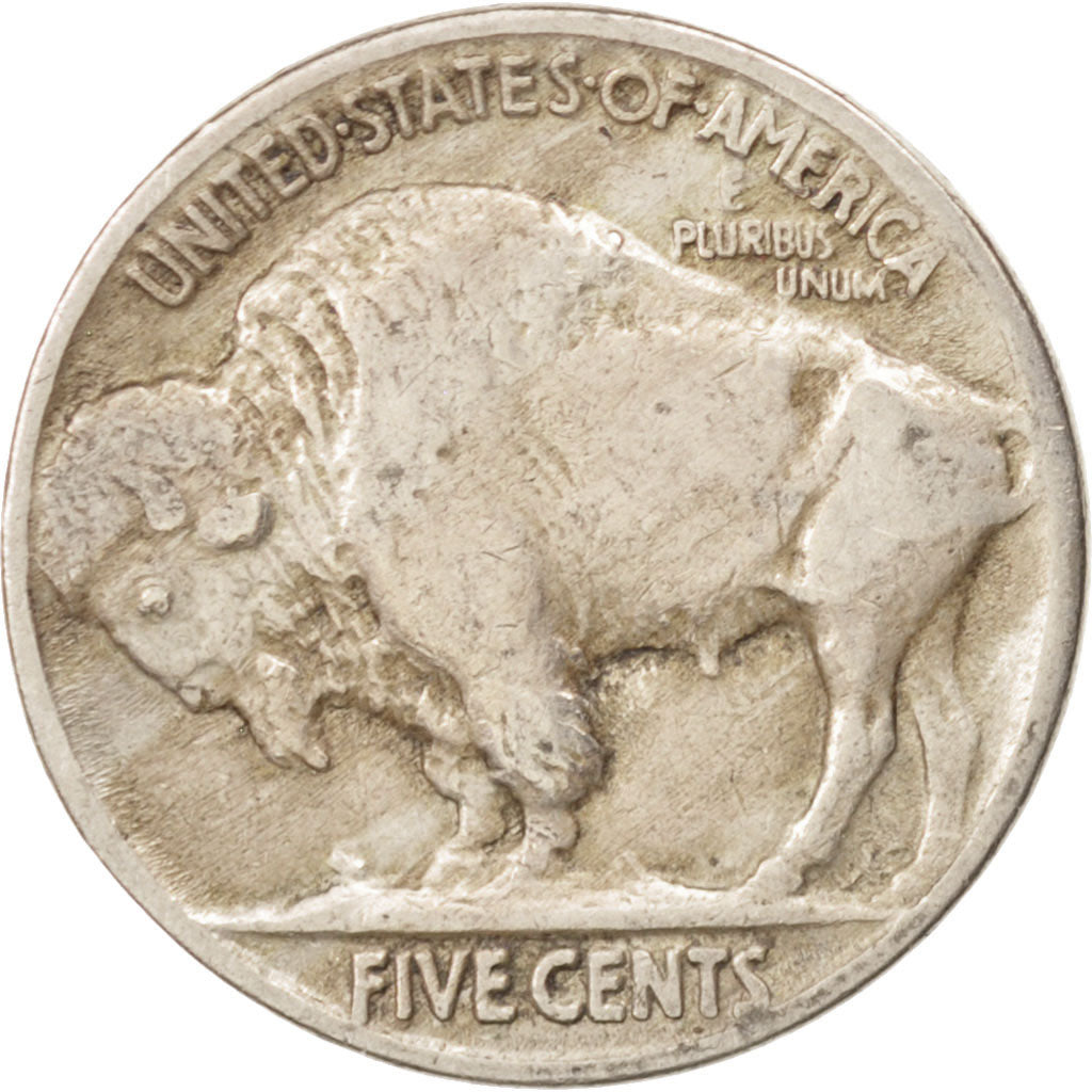 UNITED STATES, Buffalo Nickel, 5 Cents, 1916, U.S. Mint, KM #134, EF(40-45),...
