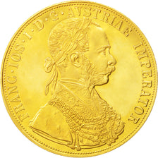 Autriche, François Joseph, 4 Ducats or 1915, Refrappe, KM 2276