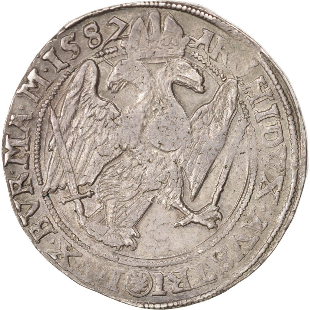Austria, Thaler, 1587, Kuttenberg, EF(40-45), Silver, 28.95