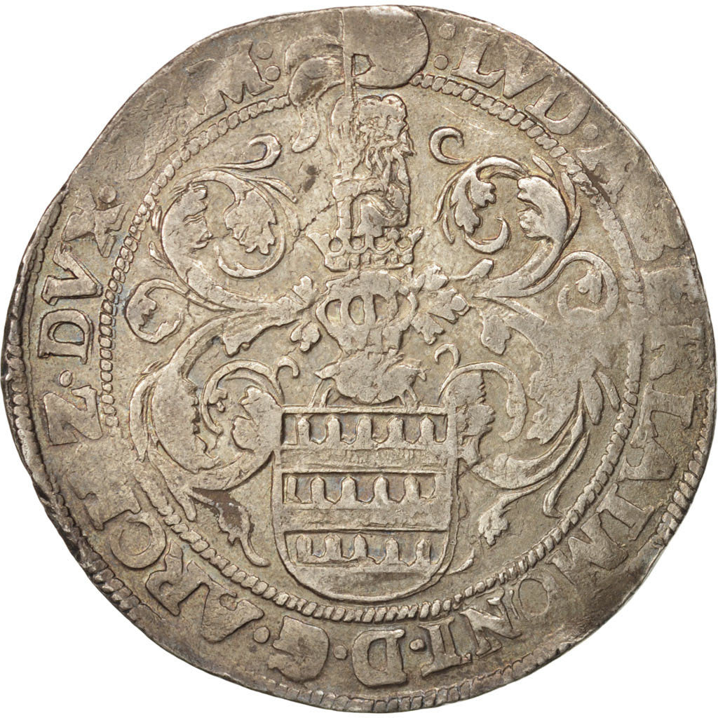 Moneda, Francia, Thaler, 1572, Cambrai, MBC, Plata, Boudeau:2037