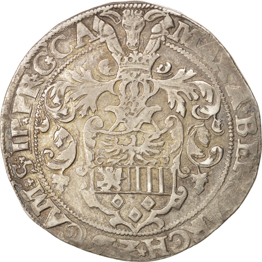 Francia, Thaler, 1568, Cambrai, BB, Argento, Boudeau:2035