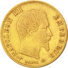 FRANCE, Napoléon III, 5 Francs, 1859, Paris, KM #787.1, EF(40-45), Gold, 16.7, G
