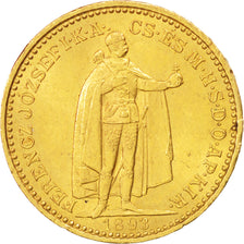 Monnaie, Hongrie, Franz Joseph I, 20 Korona, 1893, Kormoczbanya, SUP, Or, KM:486