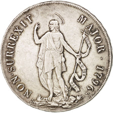 ITALIAN STATES, 8 Lire, 1796, Gênes, KM #249, EF(40-45), Silver, 33.17
