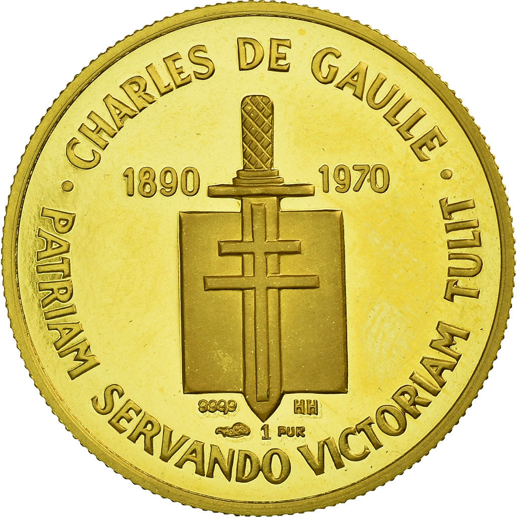 France, Medal, French Fifth Republic, 1970, MS(63), Gold