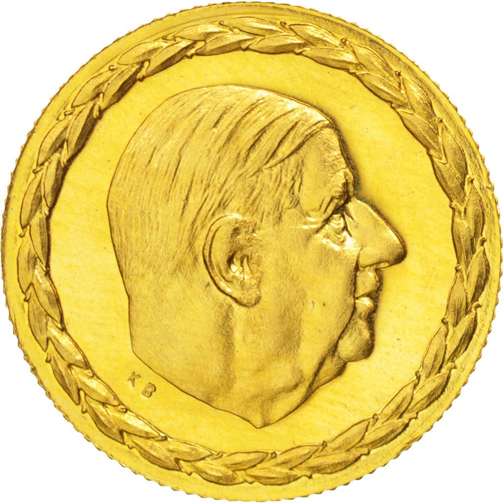 Vème République, Médaille Or Général De Gaulle 1890-1970