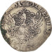 SPANISH NETHERLANDS, Escalin, 6 Sols, Tournai, KM #40, VF(20-25), Silver, 5.06