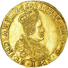 Coin, Spanish Netherlands, TOURNAI, 2 Souverain D'or, 1647, Tournai, AU(50-53)