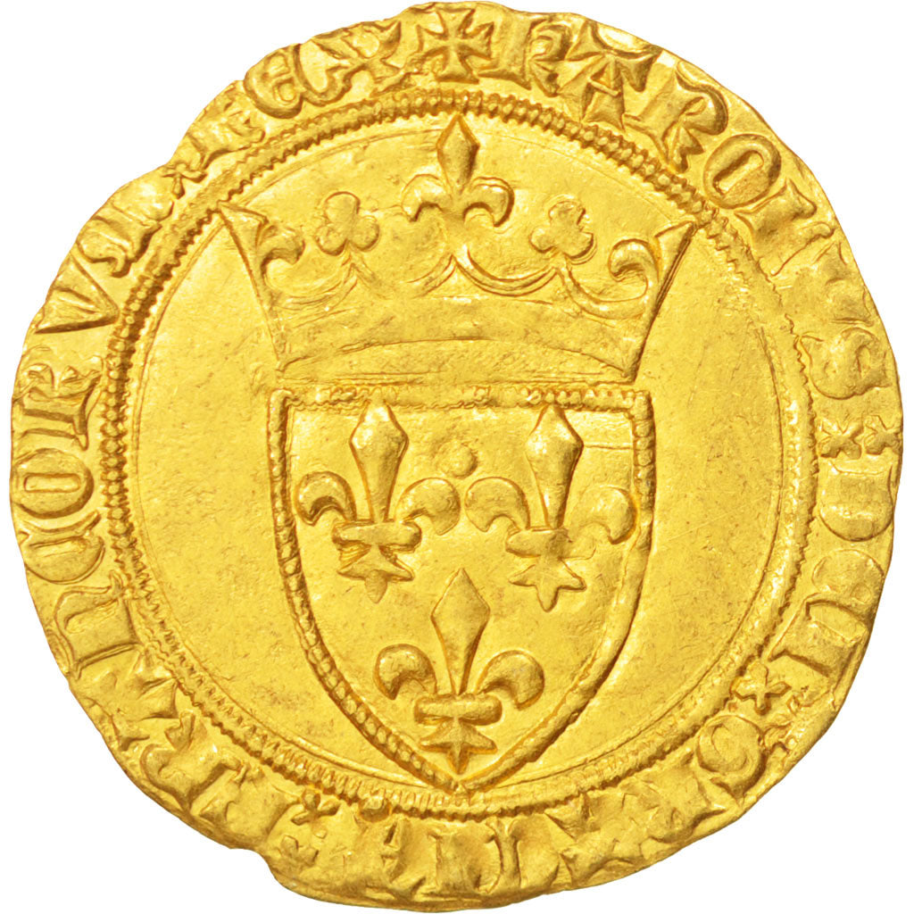 Moneta, Francia, Ecu d'or, Tournai, BB+, Oro, Duplessy:369C