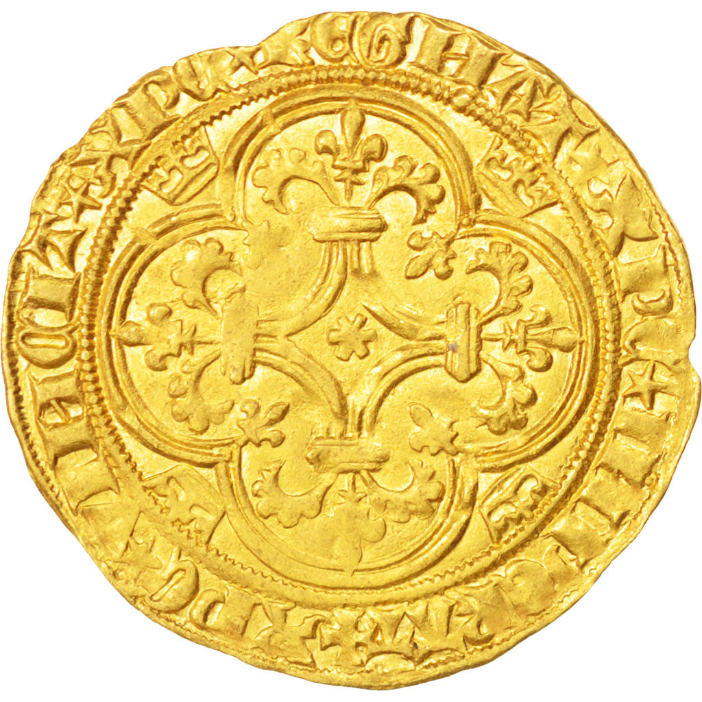 Moneta, Francia, Ecu d'or, Tournai, BB+, Oro, Duplessy:369C