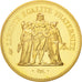 Vème République, 50 Francs Hercule Piéfort Or 1979, KM P651