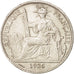 FRENCH INDO-CHINA, 50 Cents, 1936, Paris, KM #4a.2, EF(40-45), Silver, Lecompte.