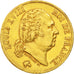 FRANCE, Louis XVIII, 40 Francs, 1819, Lille, KM #713.6, AU(55-58), Gold,...
