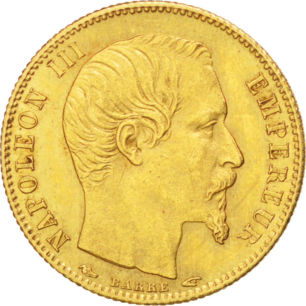 Münze, Frankreich, Napoleon III, Napoléon III, 5 Francs, 1854, Paris, SS+