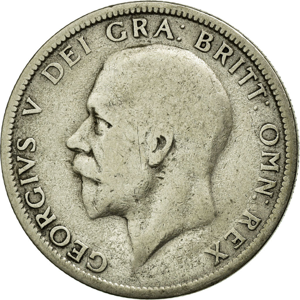 Moneta, Gran Bretagna, George V, Florin, Two Shillings, 1929, MB, Argento