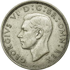 Coin, Great Britain, George VI, 1/2 Crown, 1942, AU(50-53), Silver, KM:856