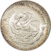 MEXICO, Onza, Troy Ounce of Silver, 1991, Mexico City, KM #494.2, AU(55-58),...