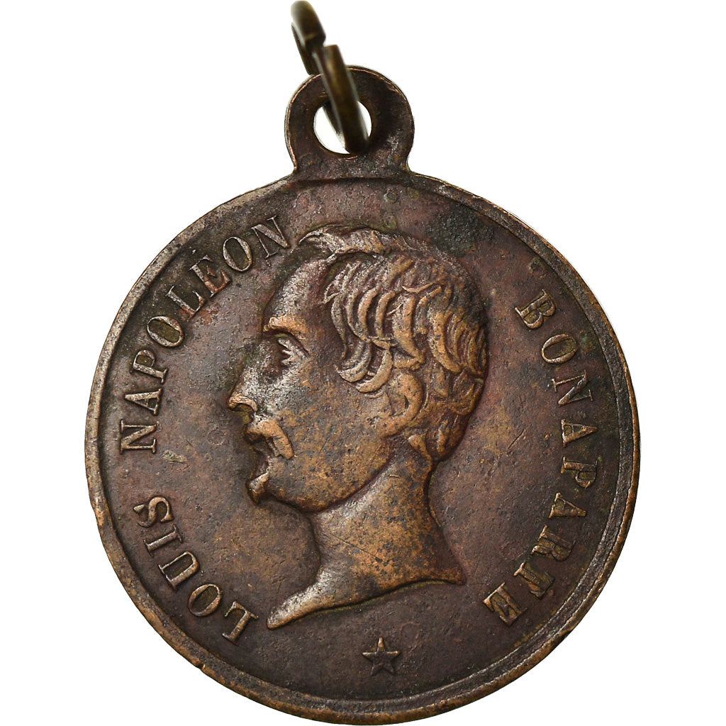 Francia, medalla, Louis Napoléon Bonaparte Réélu au Suffrage Universel, BC+