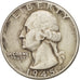 UNITED STATES, Washington Quarter, Quarter, 1945, U.S. Mint, KM #164,...