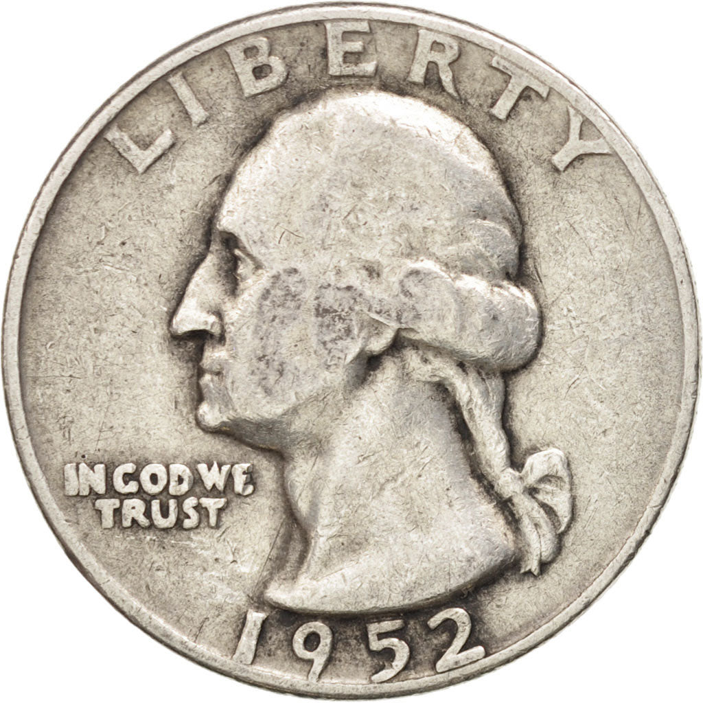 Etats-Unis, Washington Quarter 1952 Denver, KM 164