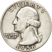 UNITED STATES, Washington Quarter, Quarter, 1956, U.S. Mint, KM #164,...