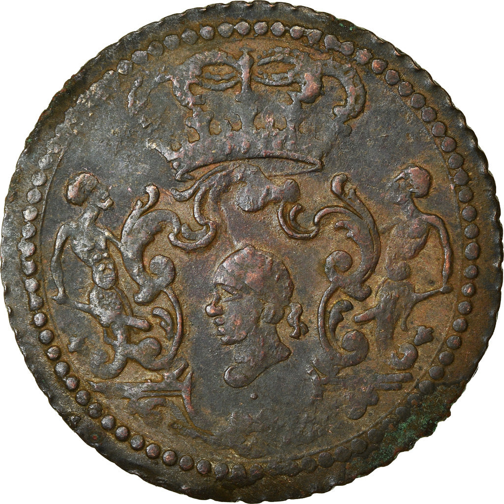 Moneta, DEPARTAMENTY WŁOSKIE, CORSICA, General Pasquale Paoli, 4 Soldi, 1766