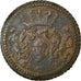 Moneta, DEPARTAMENTY WŁOSKIE, CORSICA, General Pasquale Paoli, 4 Soldi, 1766