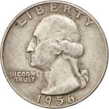 UNITED STATES, Washington Quarter, Quarter, 1956, U.S. Mint, KM #164,...
