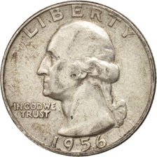 Coin, United States, Washington Quarter, Quarter, 1956, U.S. Mint, Denver