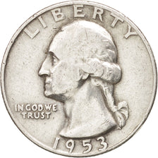 UNITED STATES, Washington Quarter, Quarter, 1953, U.S. Mint, KM #164,...