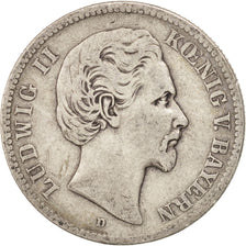 German States, 2 Mark, 1876, Munich, KM #903, VF(30-35), Silver, 10.86
