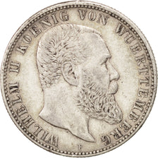 German States, 2 Mark, 1904, Freudenstadt, KM #631, EF(40-45), Silver, 28, 11.10
