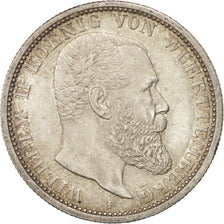 German States, 2 Mark, 1908, Freudenstadt, KM #631, AU(55-58), Silver, 28, 11.13