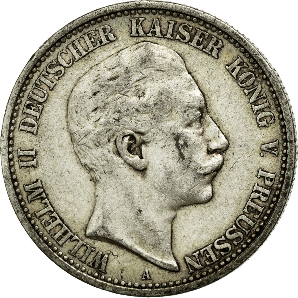 Coin, German States, PRUSSIA, Wilhelm II, 2 Mark, 1904, Berlin, EF(40-45)
