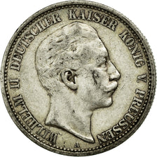 Coin, German States, PRUSSIA, Wilhelm II, 2 Mark, 1904, Berlin, EF(40-45)