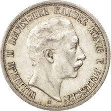 German States, 2 Mark, 1906, Berlin, KM #522, AU(50-53), Silver, 28, 11.11