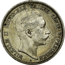 Coin, German States, PRUSSIA, Wilhelm II, 2 Mark, 1906, Berlin, EF(40-45)