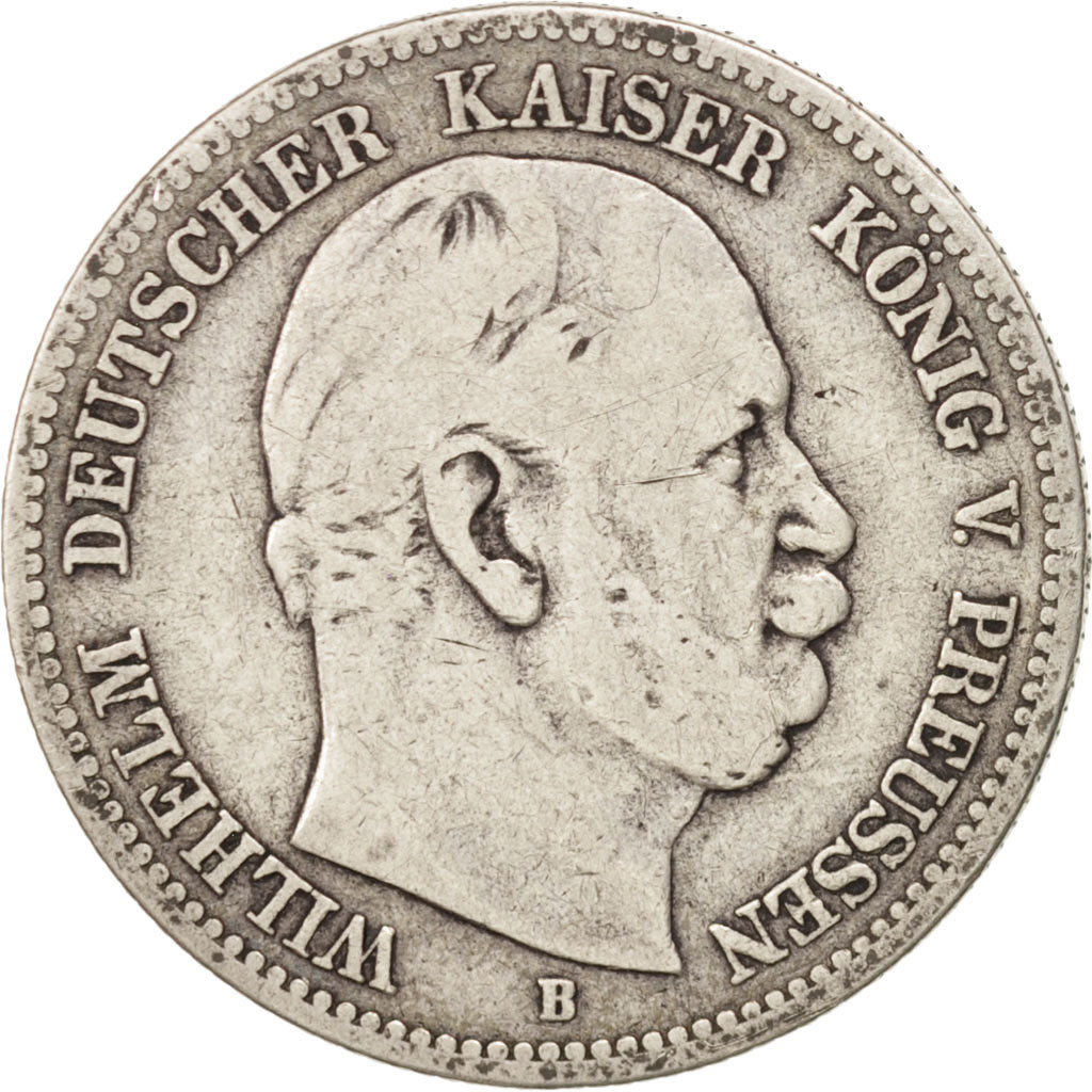 German States, 2 Mark, 1876, Wroc?aw, KM #506, VF(20-25), Silver, 10.84